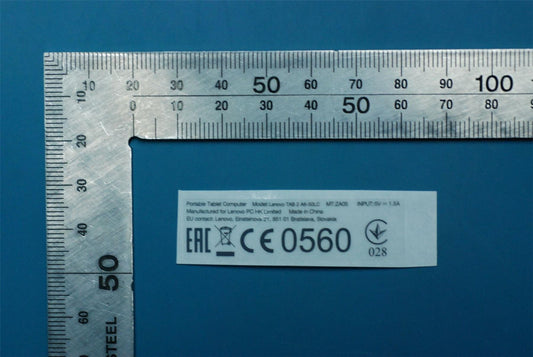 Lenovo A8-50LC RU/UA Rating label &*70152674 CS 5L18C02781