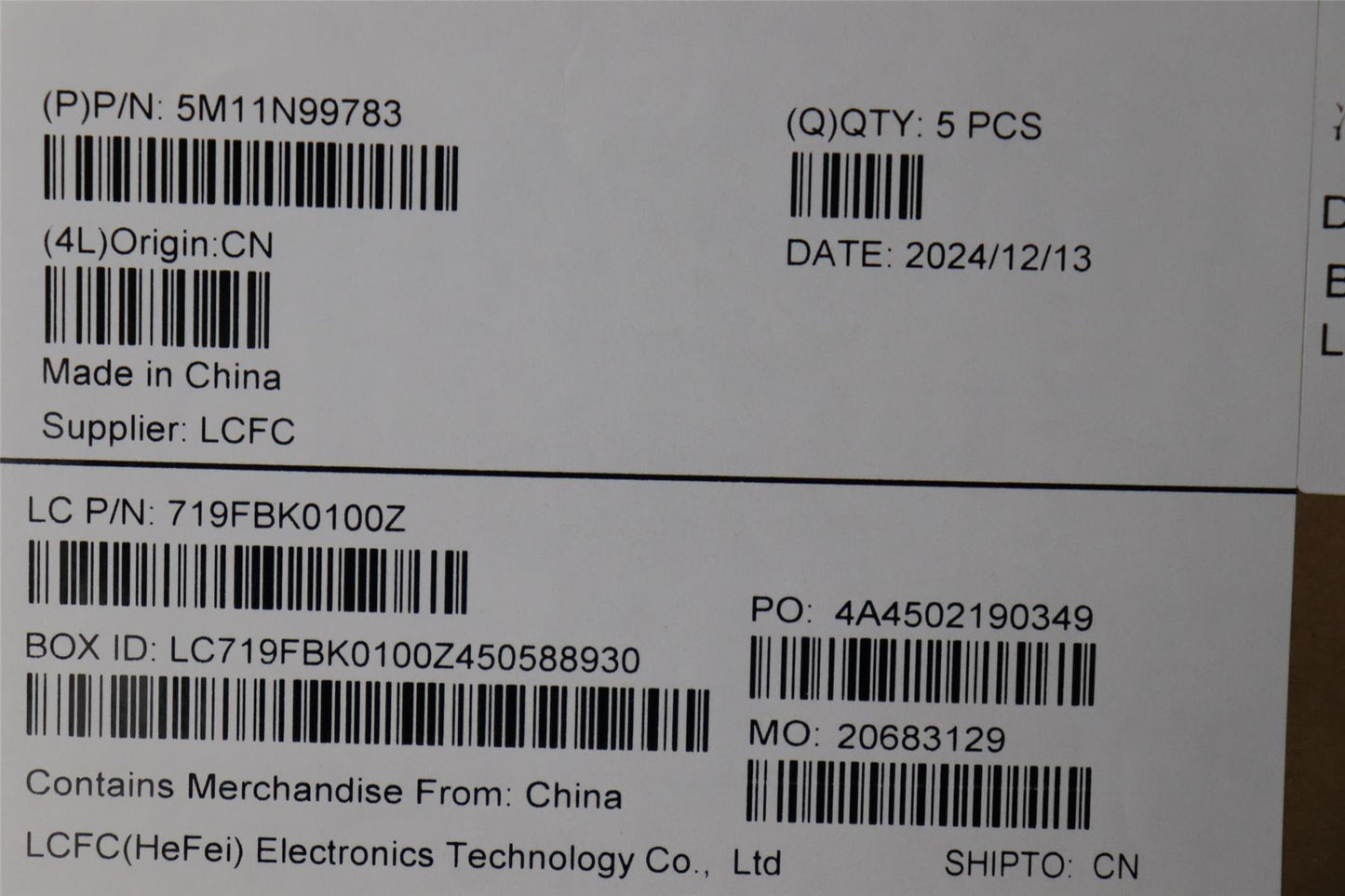Lenovo MECH_ASM FRU KBD CCV CZE/SLK (PMX) UK BK 5M11N99784