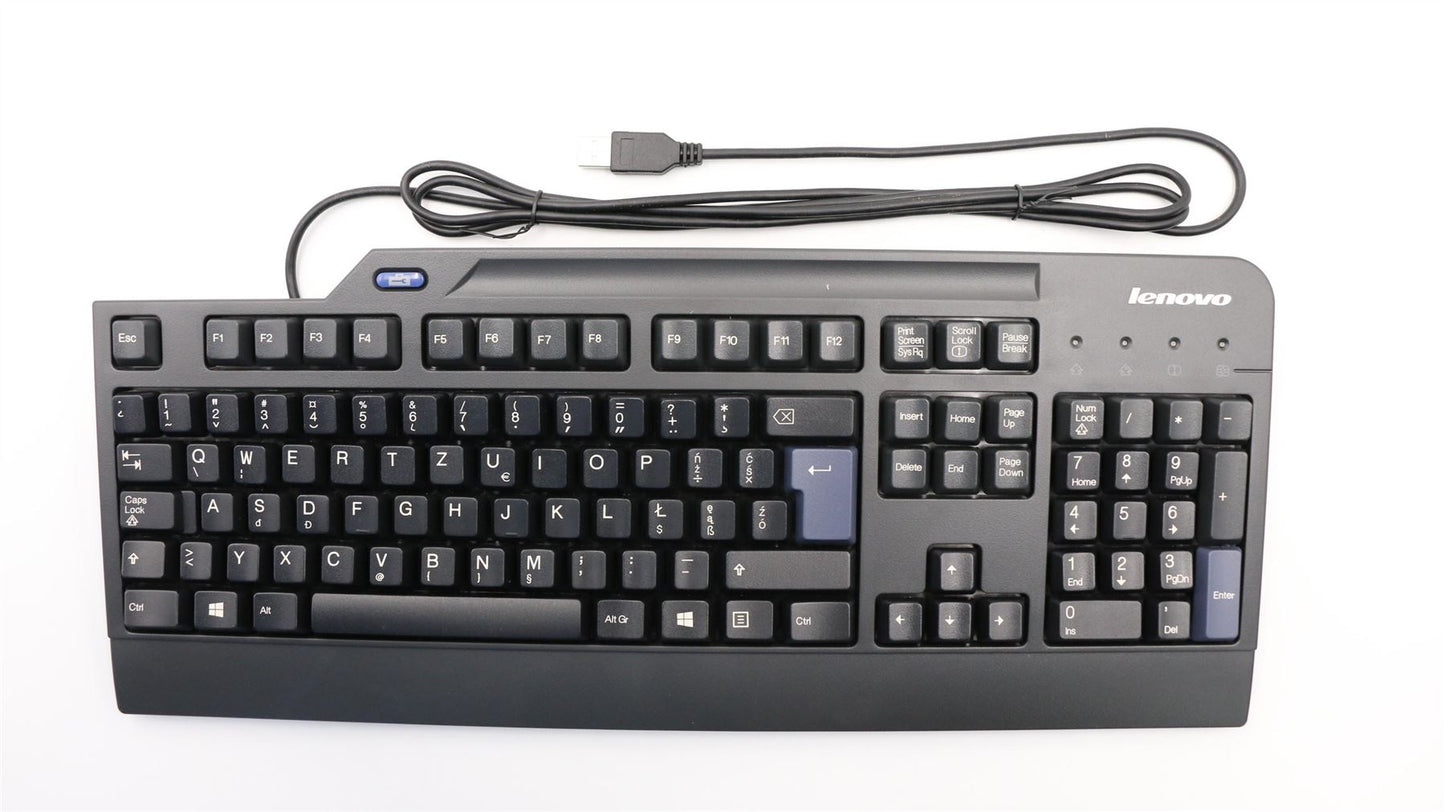 Lenovo ThinkStation P500 P310 P510 P720 P520 USB Wired Keyboard Black 03X7305