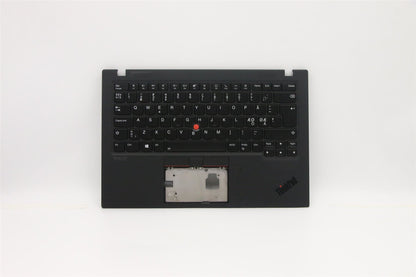 Lenovo Carbon X1 8th Keyboard Palmrest Top Cover Nordic Black Backlit 5M10Z27553