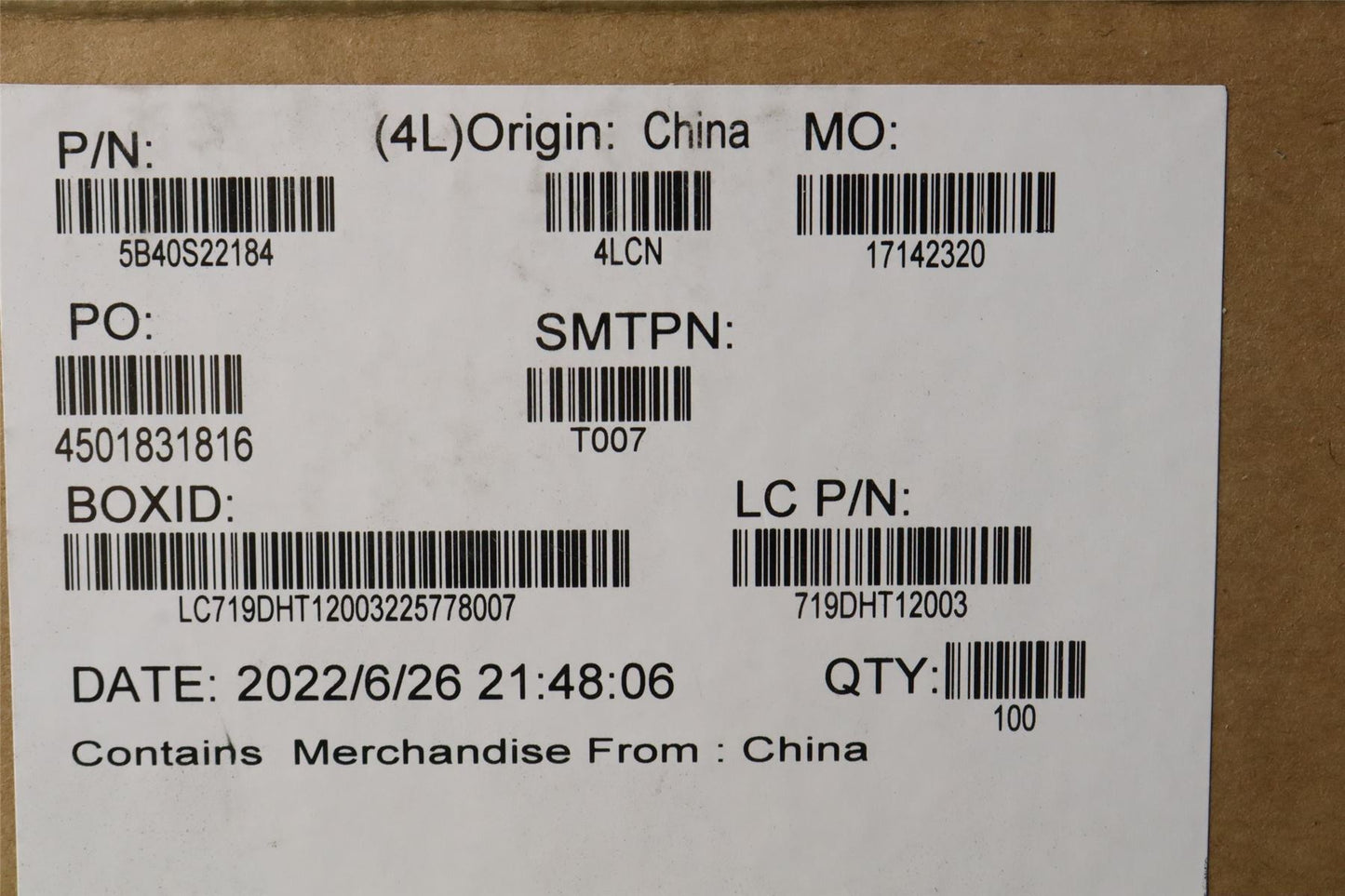Lenovo Bracket L82TK IO USB 5B40S22184