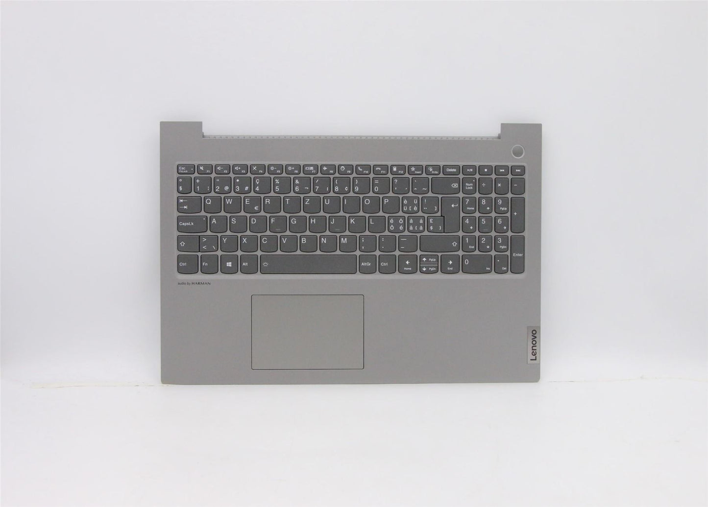 Lenovo ThinkBook 15p IMH Palmrest Touchpad Cover Keyboard Swiss Grey 5CB1B07496