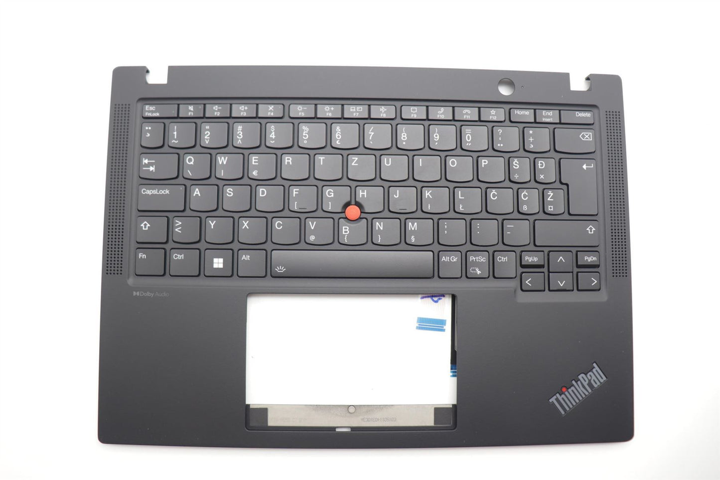 Lenovo ThinkPad X13 Gen 4 Keyboard Palmrest Top Cover Slovenian Black 5M11L86028
