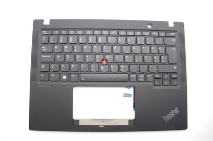 Lenovo ThinkPad X13 Gen 4 Keyboard Palmrest Top Cover Slovenian Black 5M11L86028