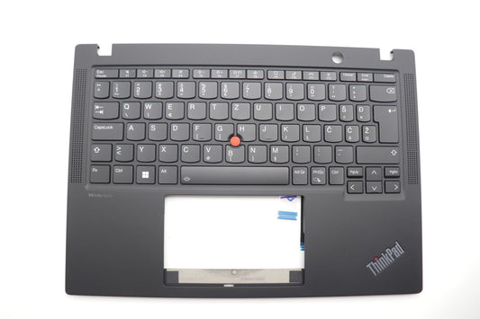 Lenovo ThinkPad X13 Gen 4 Keyboard Palmrest Top Cover Slovenian Black 5M11L86028
