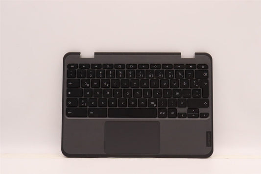 Lenovo IdeaPad 4G 14Q8C05 Palmrest Cover Touchpad Keyboard Silver 5CB1C68186