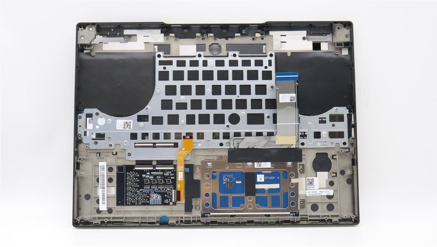 Lenovo S7 16IAH7 Palmrest Cover Touchpad Keyboard Russian Onyx Grey 5CB1J04302