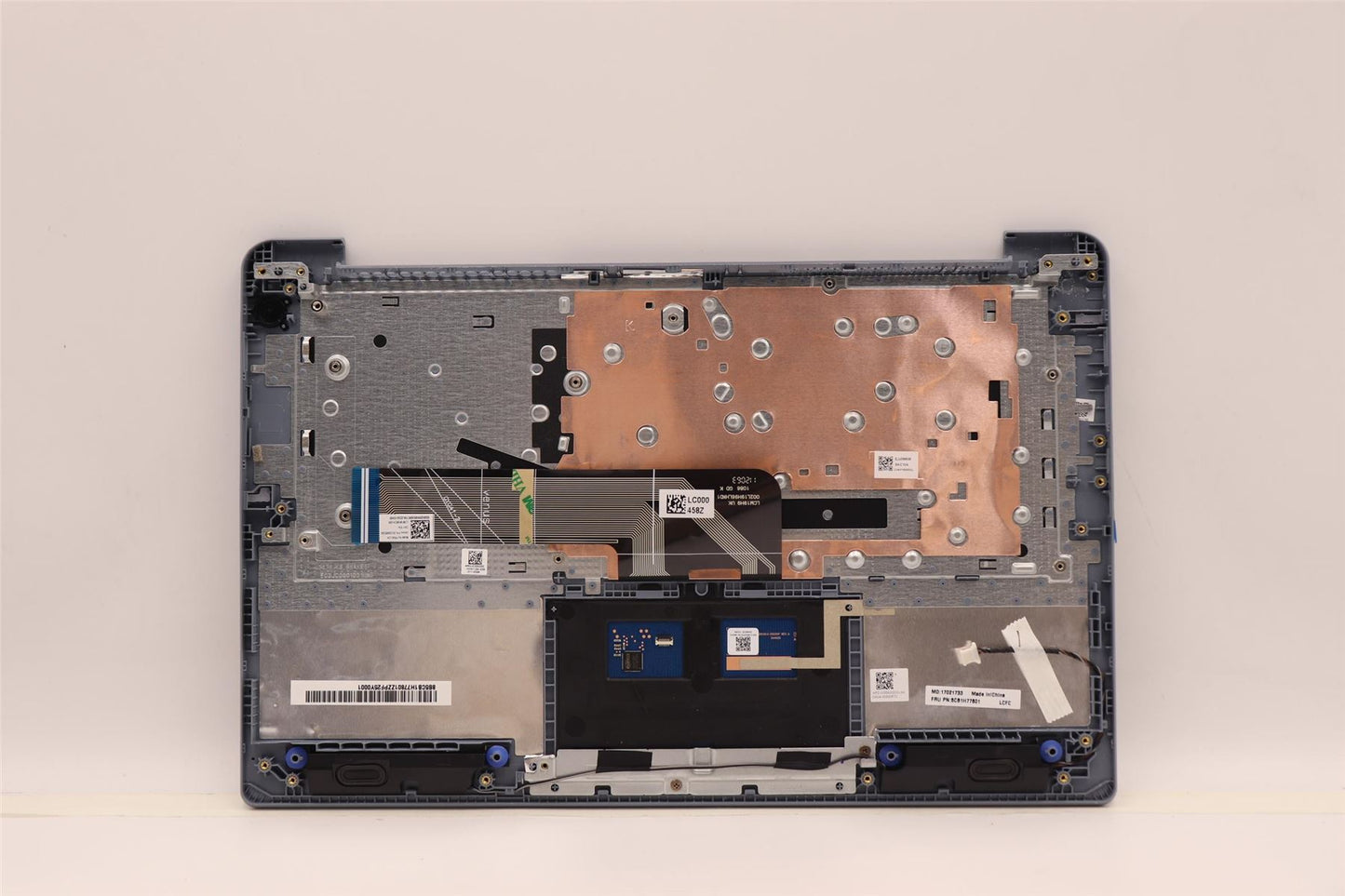Lenovo IdeaPad 3 14ABA7 Palmrest Cover Touchpad Keyboard Swiss Grey 5CB1H77801