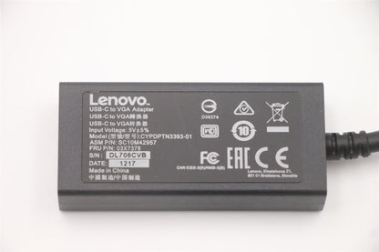 Lenovo 03X7378 USB-C to VGA Adapter FRU