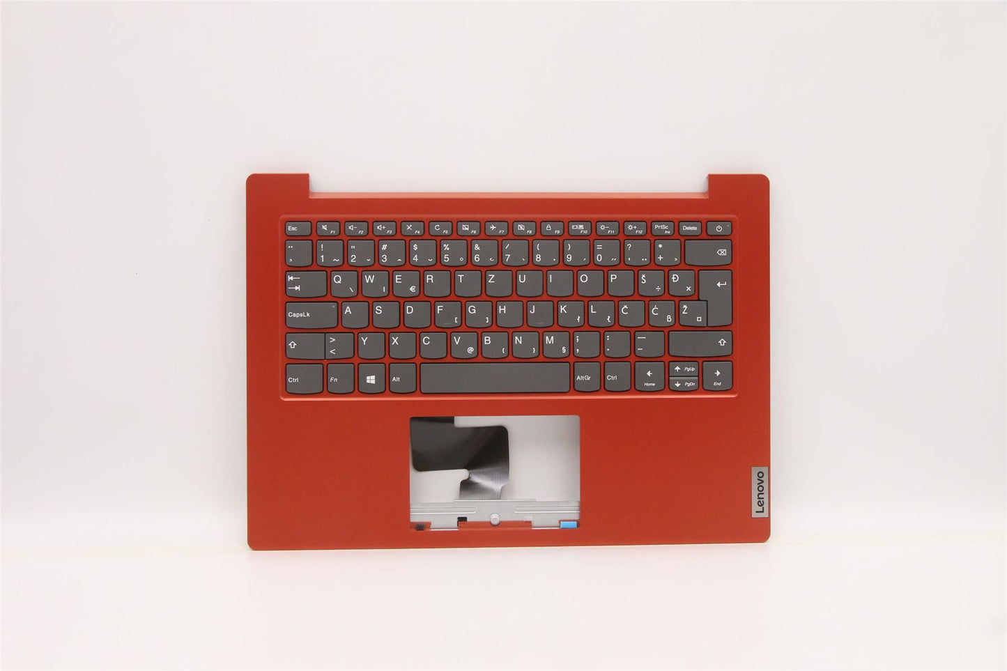 Lenovo IdeaPad 1-14ADA05 Keyboard Palmrest Top Cover Slovenian Red 5CB0Z56866