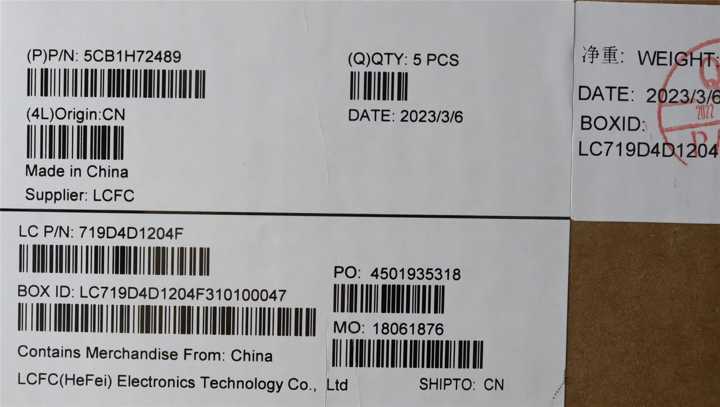 Lenovo Upper Case ASM_GER L82RM AB_NFP 5CB1H72489