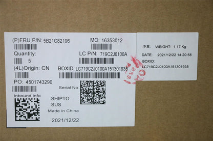 Lenovo Ry3 5300U8GWINND YTfT2 nAB RPMC 5B21C82196