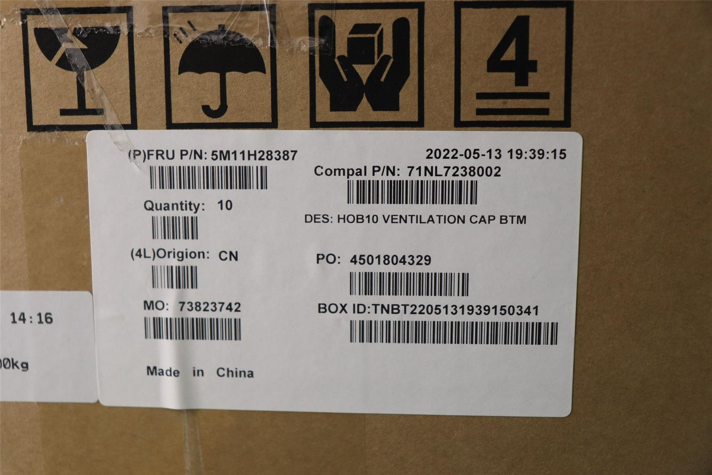 Lenovo MECH_ASM FRU,MECH_ASM,Vt B cap,A5-24IAP 5M11H28387