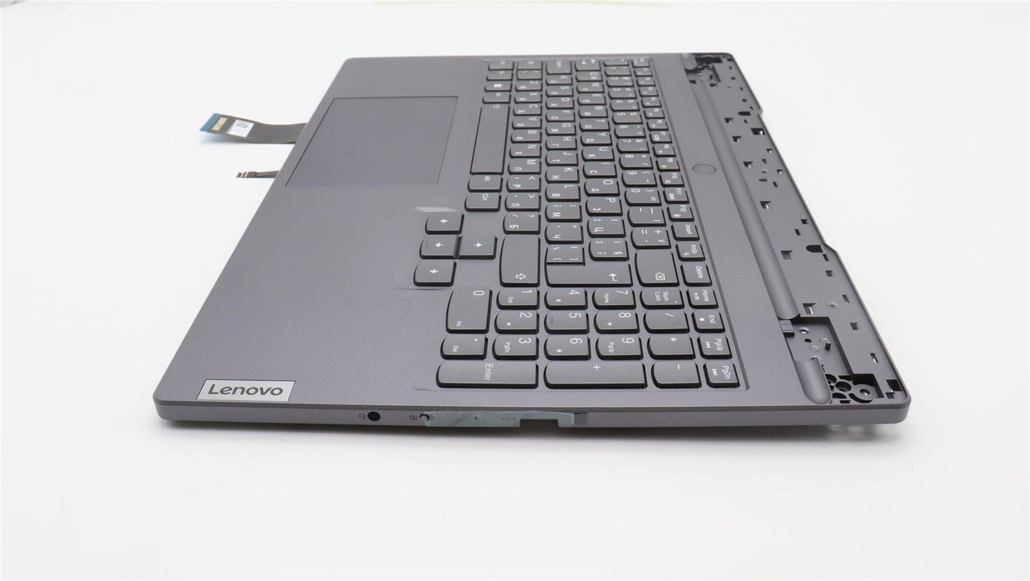 Lenovo 5 15ARH7H Palmrest Cover Touchpad Keyboard Bulgarian Backlit 5CB1H68488