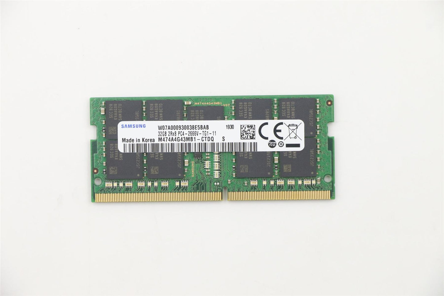 Lenovo 01AG889 MEMORY ECC SODIMM,32GB, DDR4, 2666 ,SAM