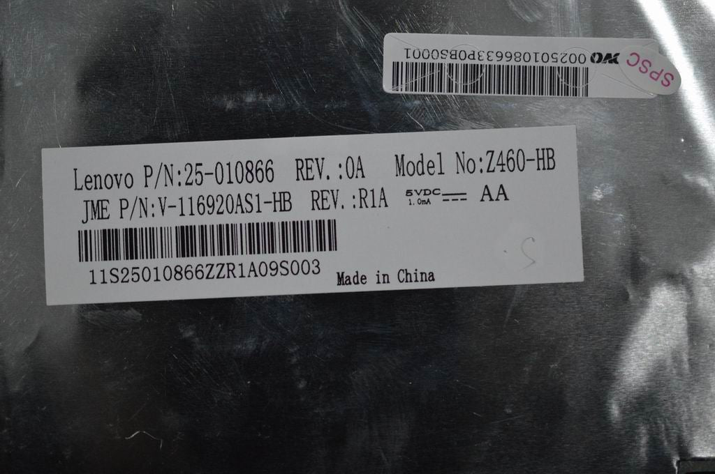 Lenovo JME T2TZ HEBREW 84KEY ORGBLA KBD Keyboard 25010866
