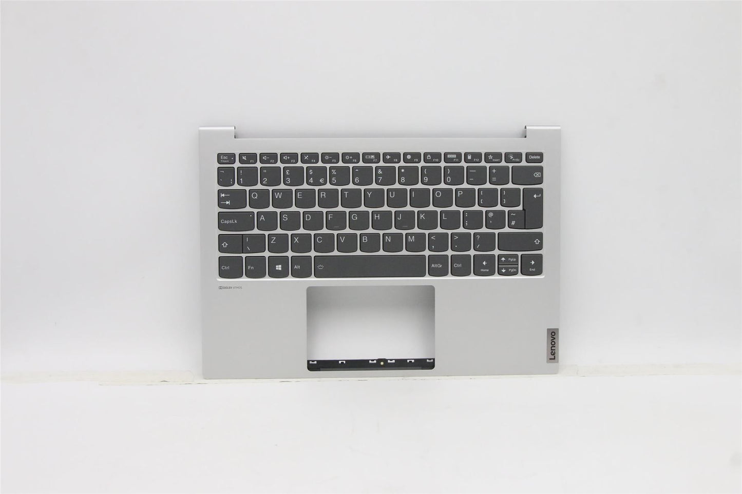 Lenovo IdeaPad 7 13ITL05 Keyboard Palmrest Top Cover UK Light Silver 5CB1B01039