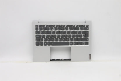Lenovo IdeaPad 7 13ITL05 Keyboard Palmrest Top Cover UK Light Silver 5CB1B01039