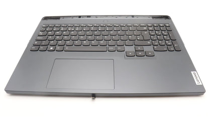 Lenovo Legion 5 16ARX8 Palmrest Cover Touchpad Keyboard UK Onyx Grey 5CB1L54655