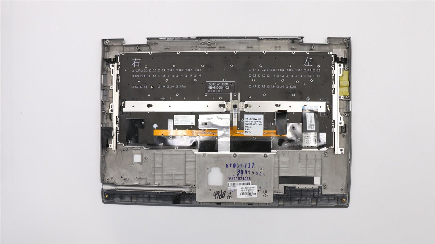 Lenovo MECH_ASM Ccover,SLV,KBD LAS,CBL,DFN-FUYU 01LX962