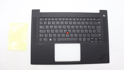 Lenovo ThinkPad P1 Gen 6 Palmrest Cover Keyboard German Black 5M11L88783