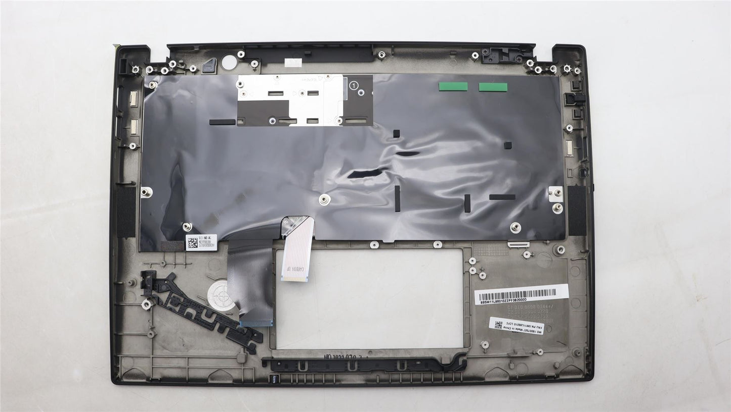 Lenovo ThinkPad X13 Gen 4 Keyboard Palmrest Top Cover Nordic Black 5M11L86010
