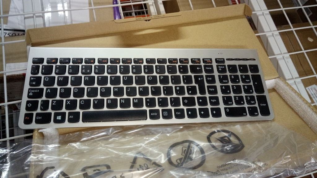 Lenovo Liteon SK-8861(GB) 2.4G KB-Silver8 UK English Keyboard 25209211