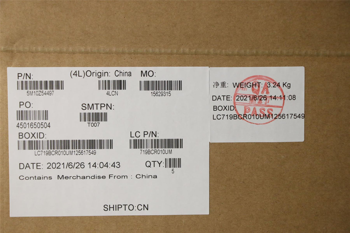 Lenovo ThinkPad E14 2 Keyboard Palmrest Top Cover US Black 5M10Z54497