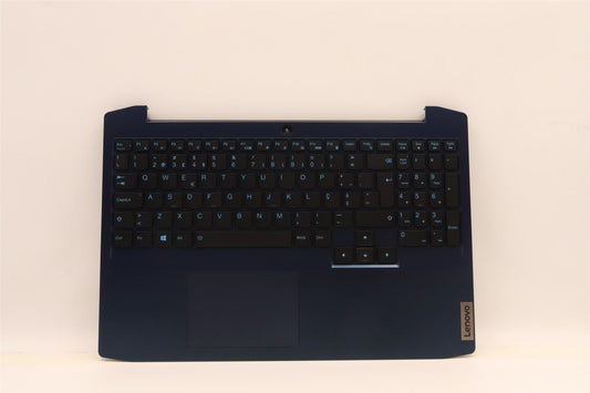 Lenovo IdeaPad 3 15ARH05 Palmrest Cover Touchpad Keyboard Cosmic Blue 5CB0Z37647