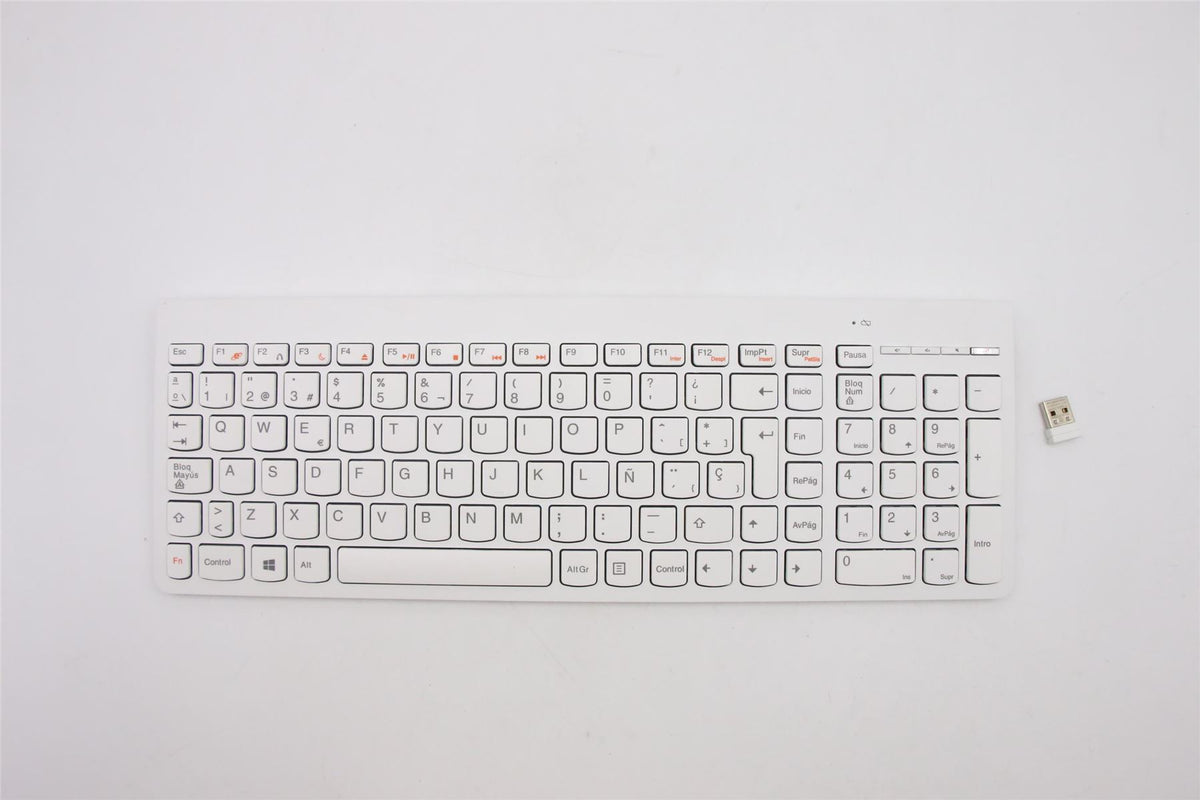 Lenovo Liteon SK-8861(ES) 2.4G KB-White8 Spanish Keyboard 25211002