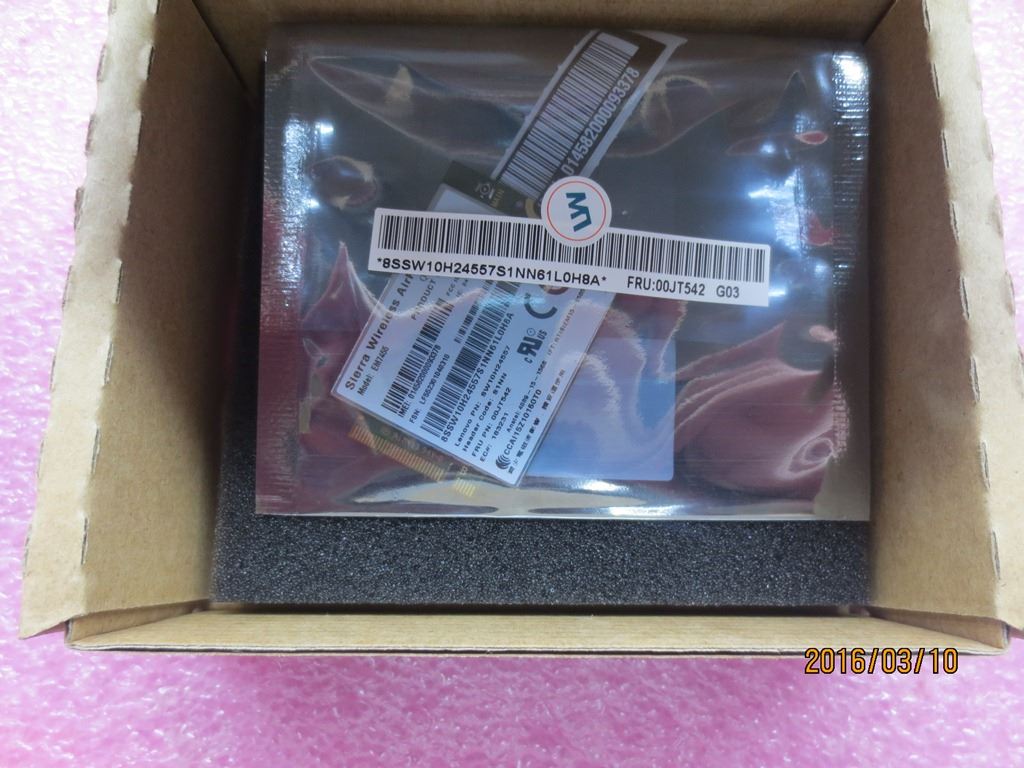 Lenovo Wireless, CMB, SIE, EM7455 Board 00JT542