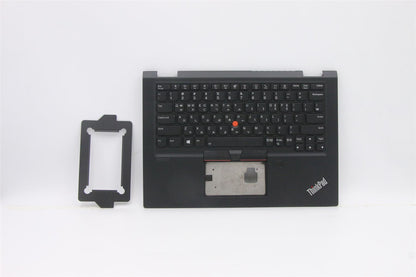Lenovo ThinkPad X13 Gen 1 Keyboard Palmrest Top Cover Korean Black 5M10Y85894