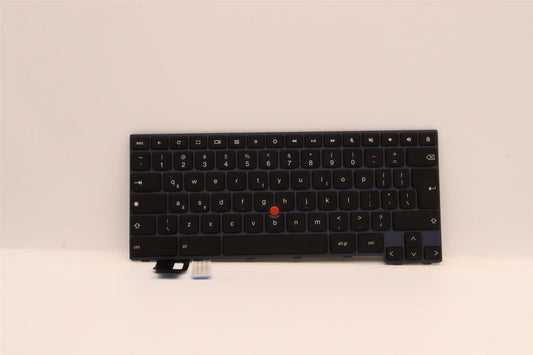 Lenovo ThinkPad C14 Gen 1 Keyboard Romanian Black Backlit 5N21F49835