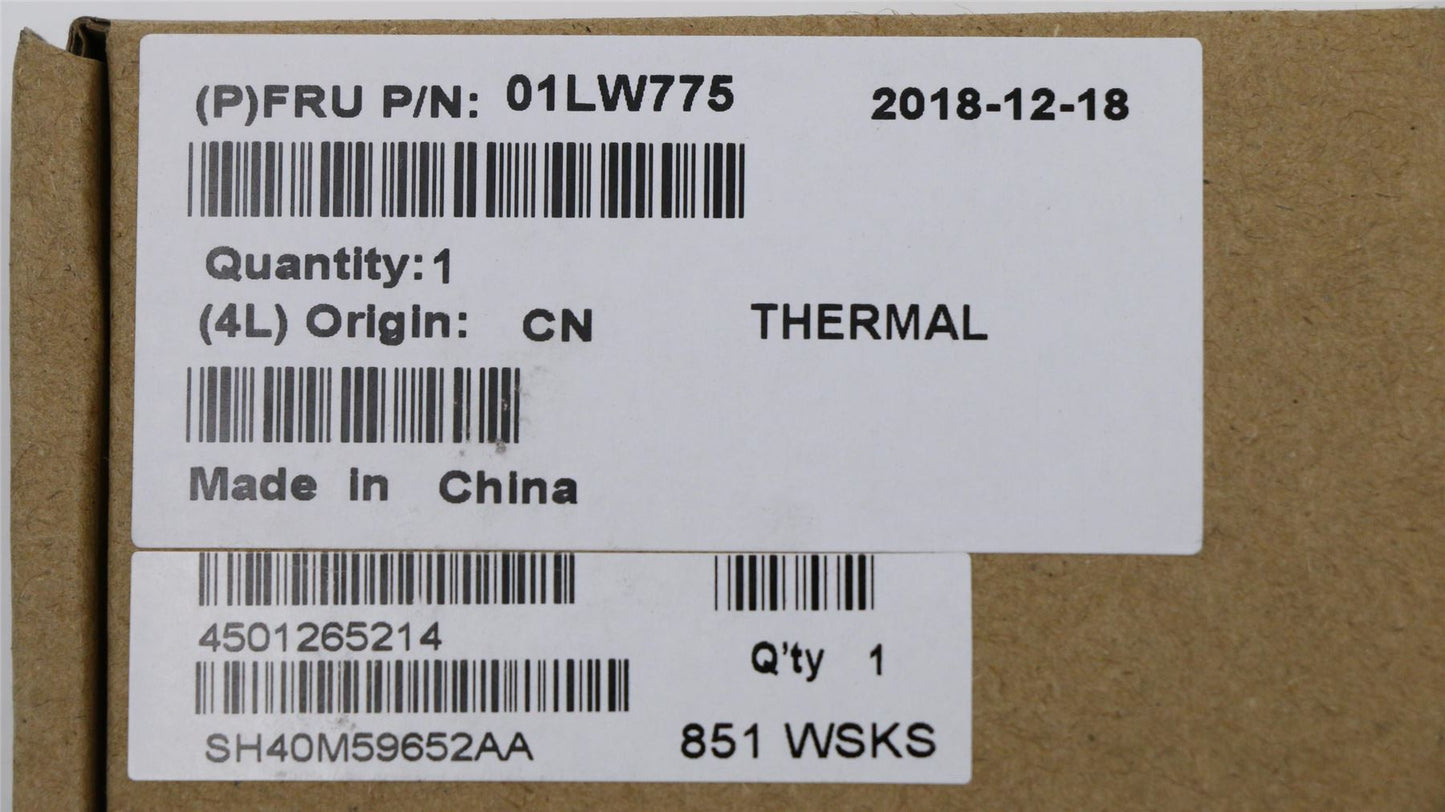Lenovo ThinkPad L380 Fan Heatsink 01LW775