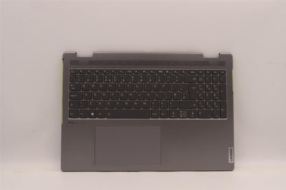 Lenovo Yoga 7 16IAH7 Palmrest Cover Touchpad Keyboard UK Arctic Grey 5CB1J03985