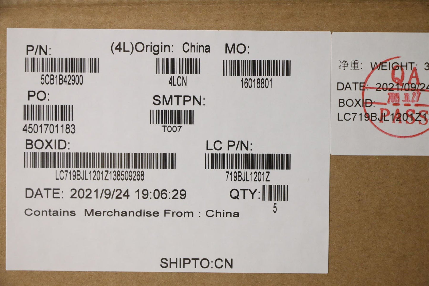 Lenovo Upper Case ASM_FRA L82FG FPABNBL 5CB1B42900
