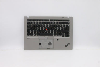 Lenovo ThinkPad T14s Keyboard Palmrest Top Cover Swedish Finnish Grey 5M10Z41615