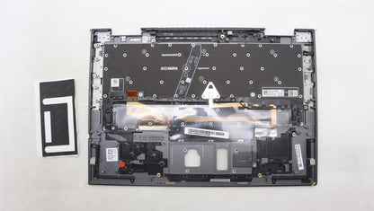 Lenovo Yoga X1 8th Gen Palmrest Cover Keyboard Japanese Grey Backlit 5M11H62294