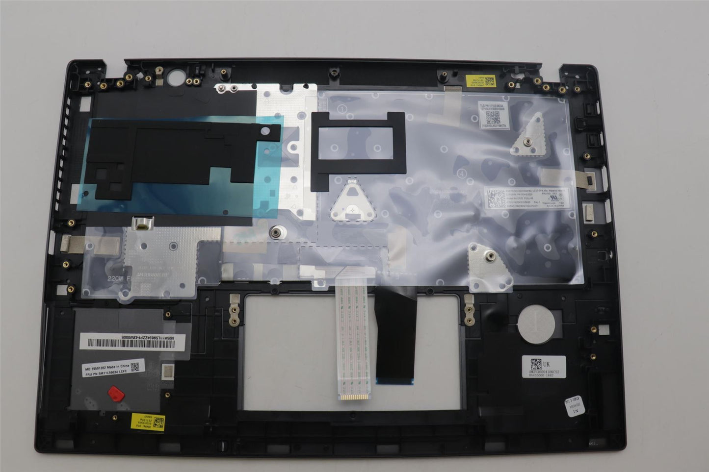 Lenovo ThinkPad T14s Gen 4 Keyboard Palmrest Top Cover Spanish Grey 5M11L59634