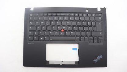 Lenovo ThinkPad X13 Gen 4 Keyboard Palmrest Top Cover Italian Black 5M11H94412