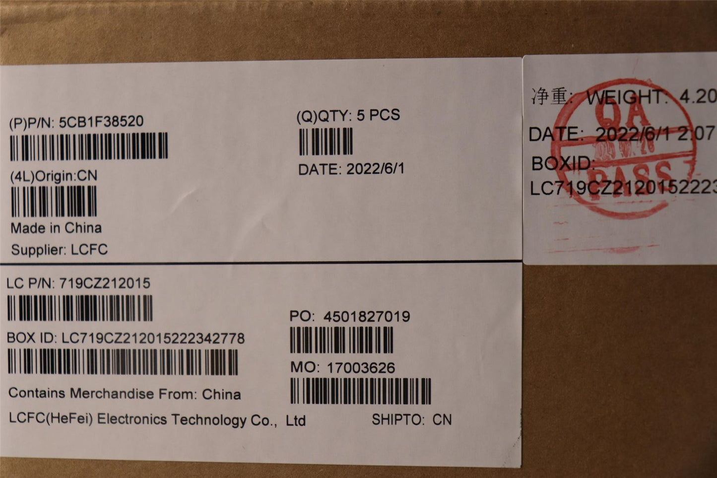 Lenovo 5 16IAH7H Palmrest Cover Touchpad Keyboard Belgian Slate Grey 5CB1F38520