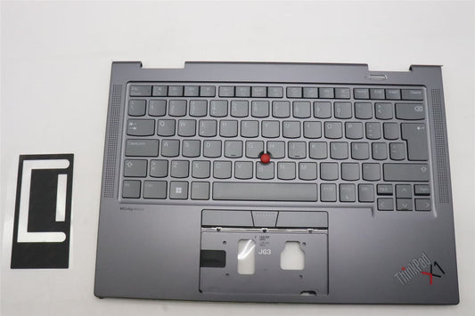 Lenovo ThinkPad X1 8th Gen Keyboard Palmrest Top Cover Portuguese 5M11H62313