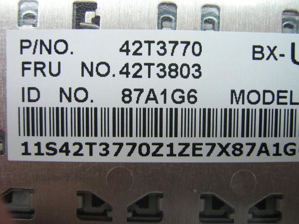 Lenovo BX KBD NMB USE US English Keyboard 42T3803