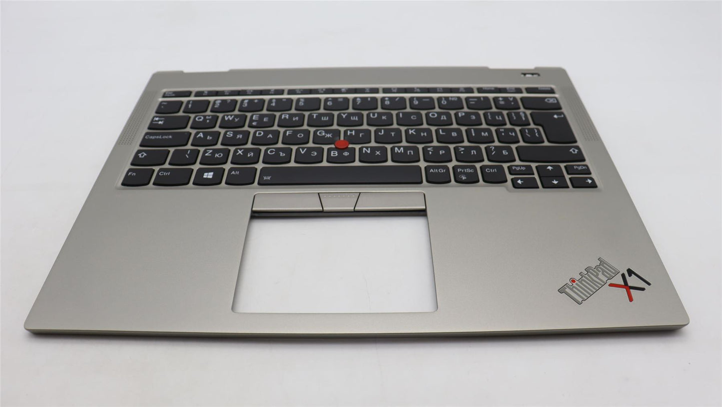 Lenovo ThinkPad X1 Keyboard Palmrest Top Cover Bulgarian Titanium 5M11B59850