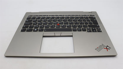 Lenovo ThinkPad X1 Keyboard Palmrest Top Cover Bulgarian Titanium 5M11B59850