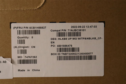 Lenovo Upper Case ASM_FRA/ENG C21DL MGNBL 5CB1H88827