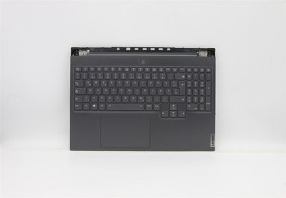 Lenovo 7 16ACHg6 Palmrest Cover Touchpad Keyboard German Storm Grey 5CB1C17314