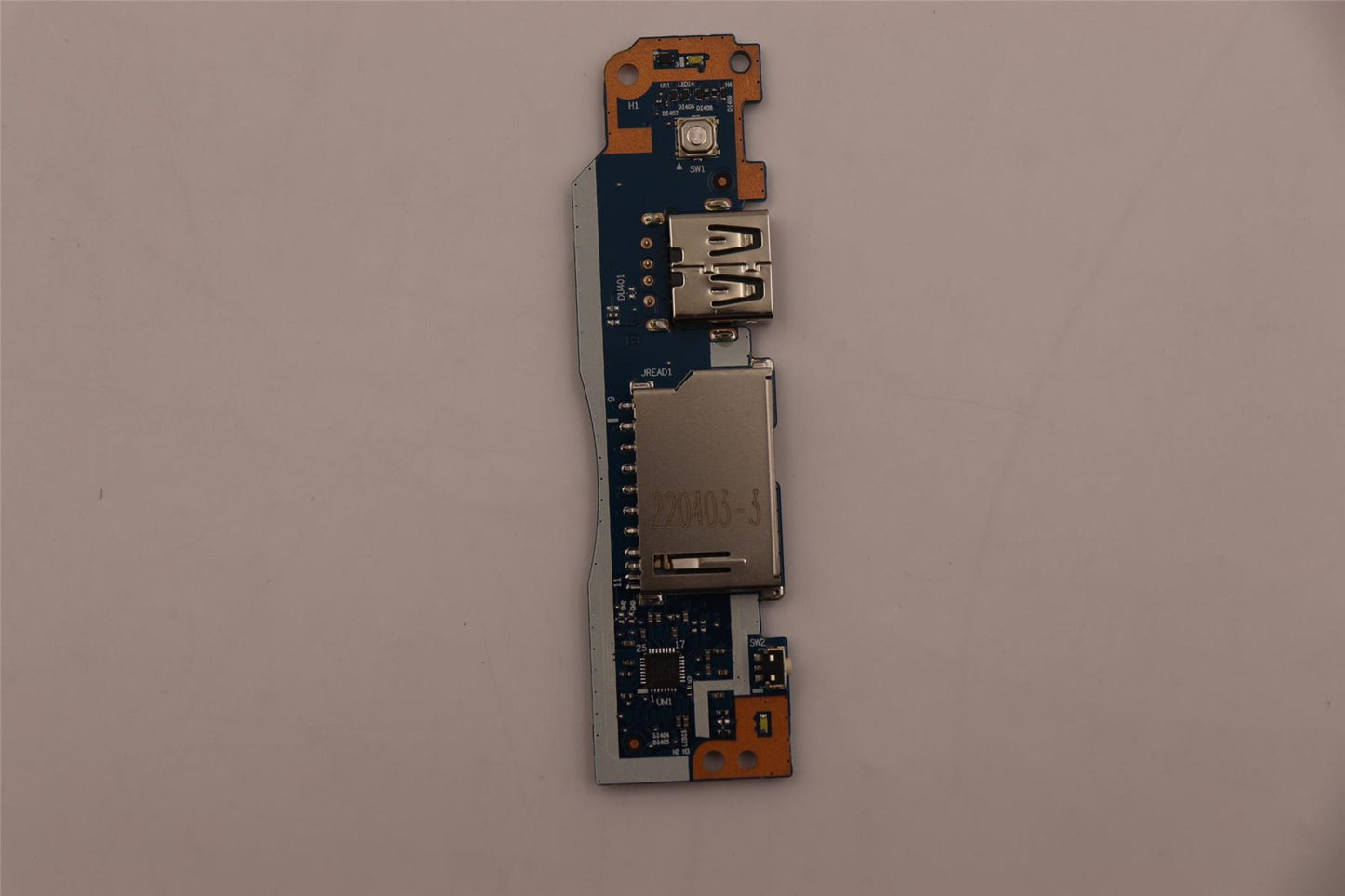 Lenovo IdeaPad 1 14IGL7 USB-A SD Card Reader Board 5C50S25439