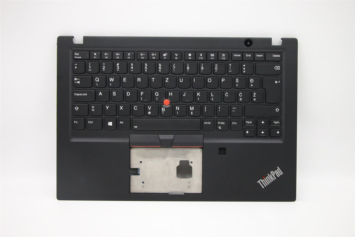 Lenovo ThinkPad T490s Keyboard Palmrest Top Cover Slovenian Black 02HM299