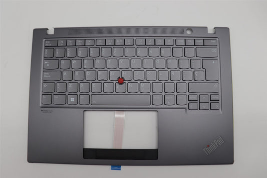 Lenovo ThinkPad T14s Gen 2 Keyboard Palmrest Top Cover Spanish Grey 5M11A37916